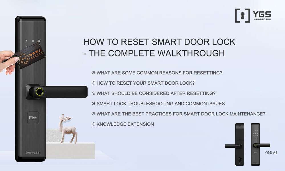 how to reset smart door lock