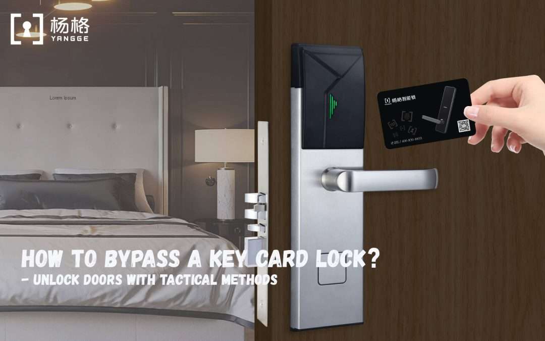 how to bypass a key card lock?