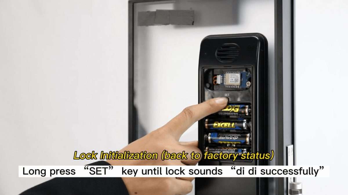 how to reset smart door lock 2