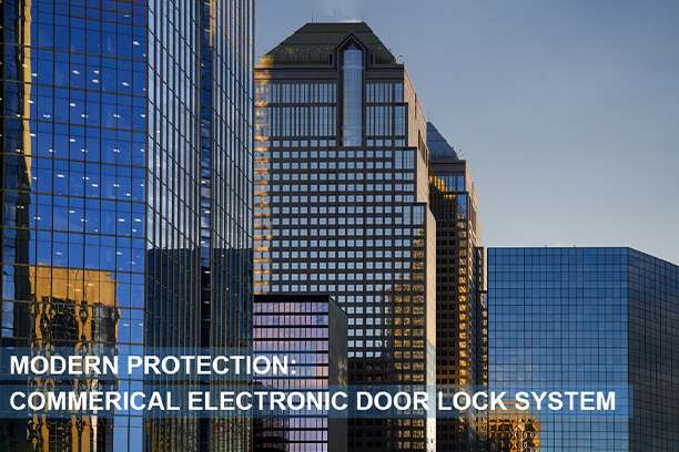 Commerical electronic door lock system