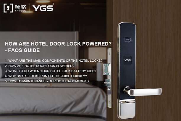 how are hotel door lock powered