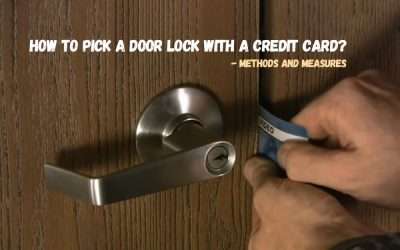 How to Pick a Door Lock with a Credit Card?