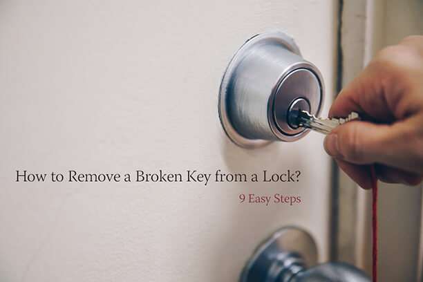 how to remove a broken key from a lock