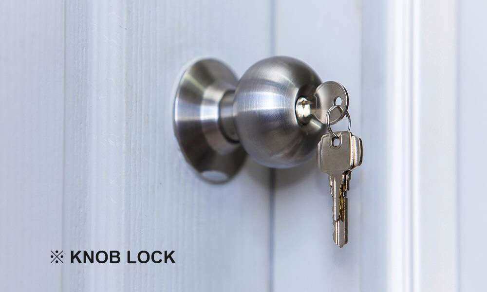 Types of Door Locks and handles 1 -knob lock