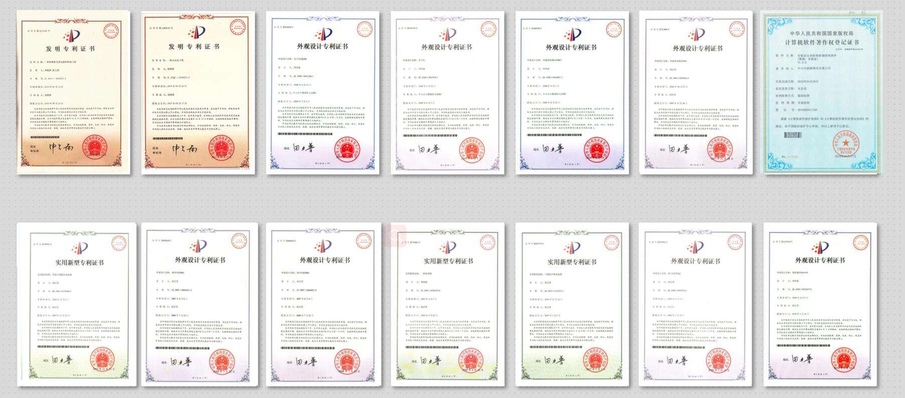 Patent Certificates