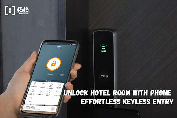 unlock hotel room with phone